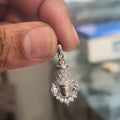 Shining Devotion: The Exquisite 92.5 Silver Tirupati Venkateswara Swamy Pendant"