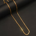24 Inch Panchloha 2mm Bulb Chain - Anti-Tarnish Five Metal Unisex Necklace for Spiritual Wellness