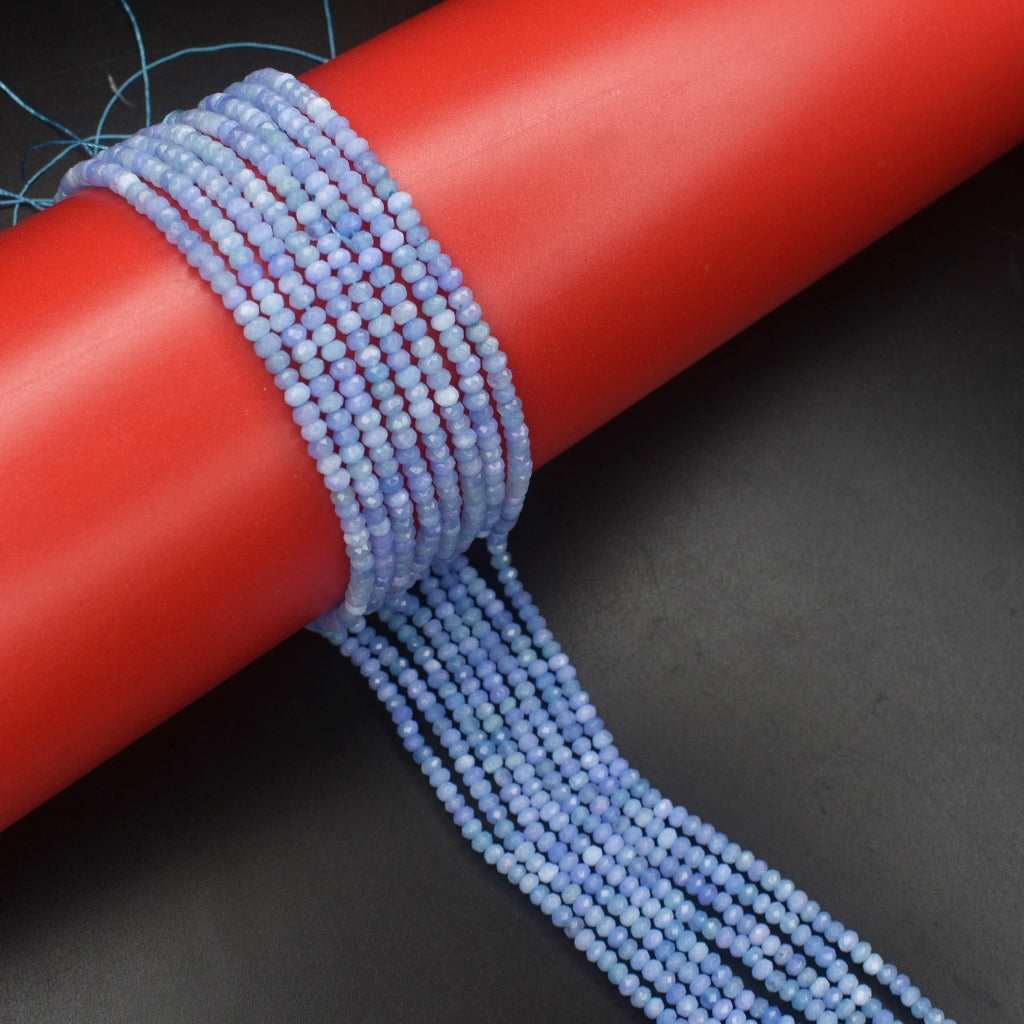 Light Blue Onyx Beads - Sky Blue Gemstone Strands for Jewelry