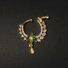24K Gold Plated South Indian Nath 3cm | No Piercing Nose Ring - 6 Colors