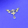 Elegant CZ Pendant for Black Beads Mangalsutra | 24K Gold Plated Accessory