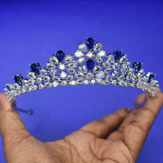 "Dazzle Like Royalty: American Diamond Tiara Jewellery Fit for a Birthday Queen"
