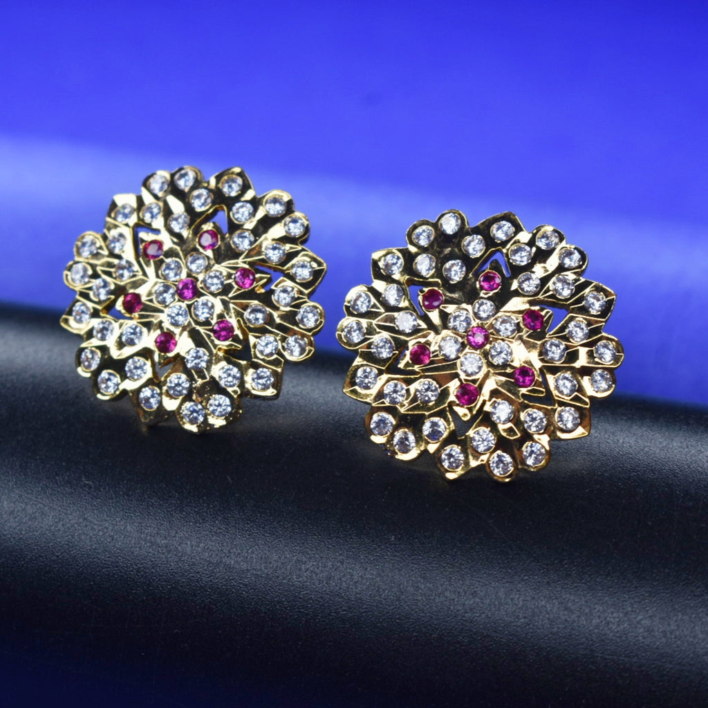 Panchloha Gatti Chatha Kammalu Stud Earrings - Unlocking Cultural Elegance