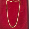 PanchLoha Omega Flat Cut Chain Necklace - Unisex Gold Plated