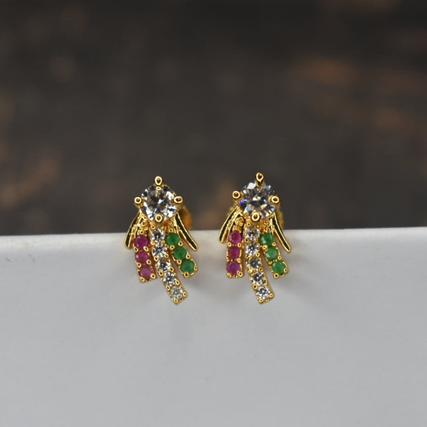 "Glow Up your Style: Everyday Elegance with 24K Gold-Plated Asp Fashion Earrings"