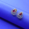 "Dazzle in Style: Elegant American Diamond Stud Earrings from Asp Fashion Jewellery"