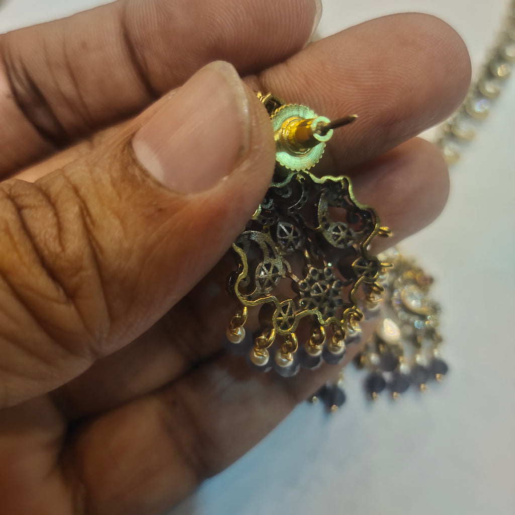 Asp Victorian Zircon Necklace Set