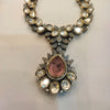 Asp Pink Victorian Polki Necklace Set