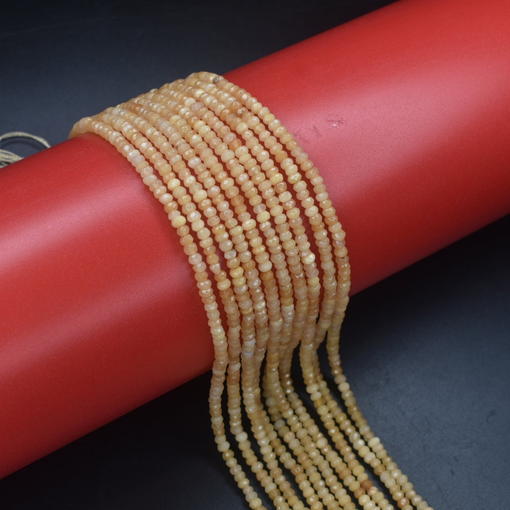 Honey Colored Onyx Beads - Warm Golden Gemstone Strands