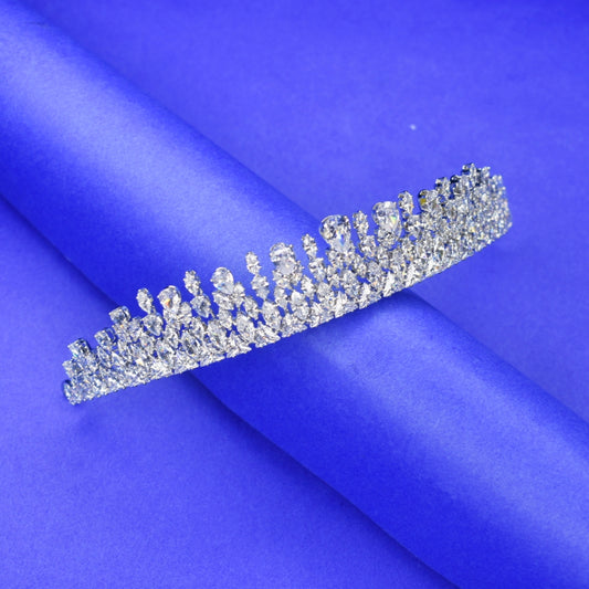 "Shine Bright Like a Birthday Queen: Exquisite American Diamond Tiara by Asp Fashion Jewellery"