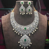 "Shine Bright: The Stunning Gj Polished American Diamond Necklace by ASP Fashion Jewellery"