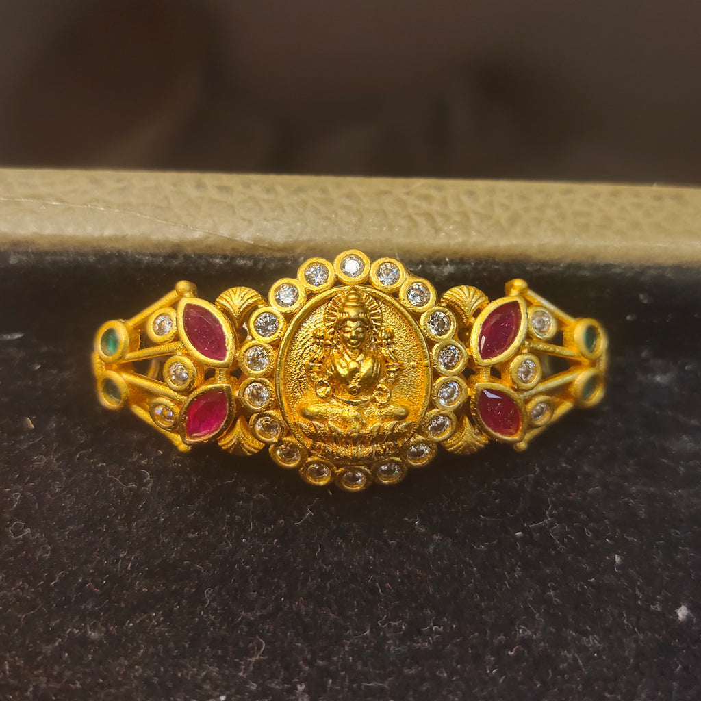 Temple Lakshmi CZ Pendant for Changeable Bangle Bracelet 87077273774