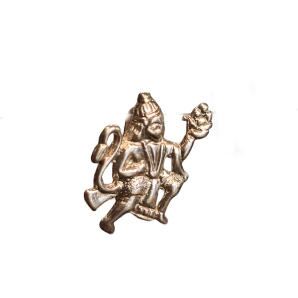 Divine Grace in Silver: Hanuman Pendant, a Symbol of Strength and Protection