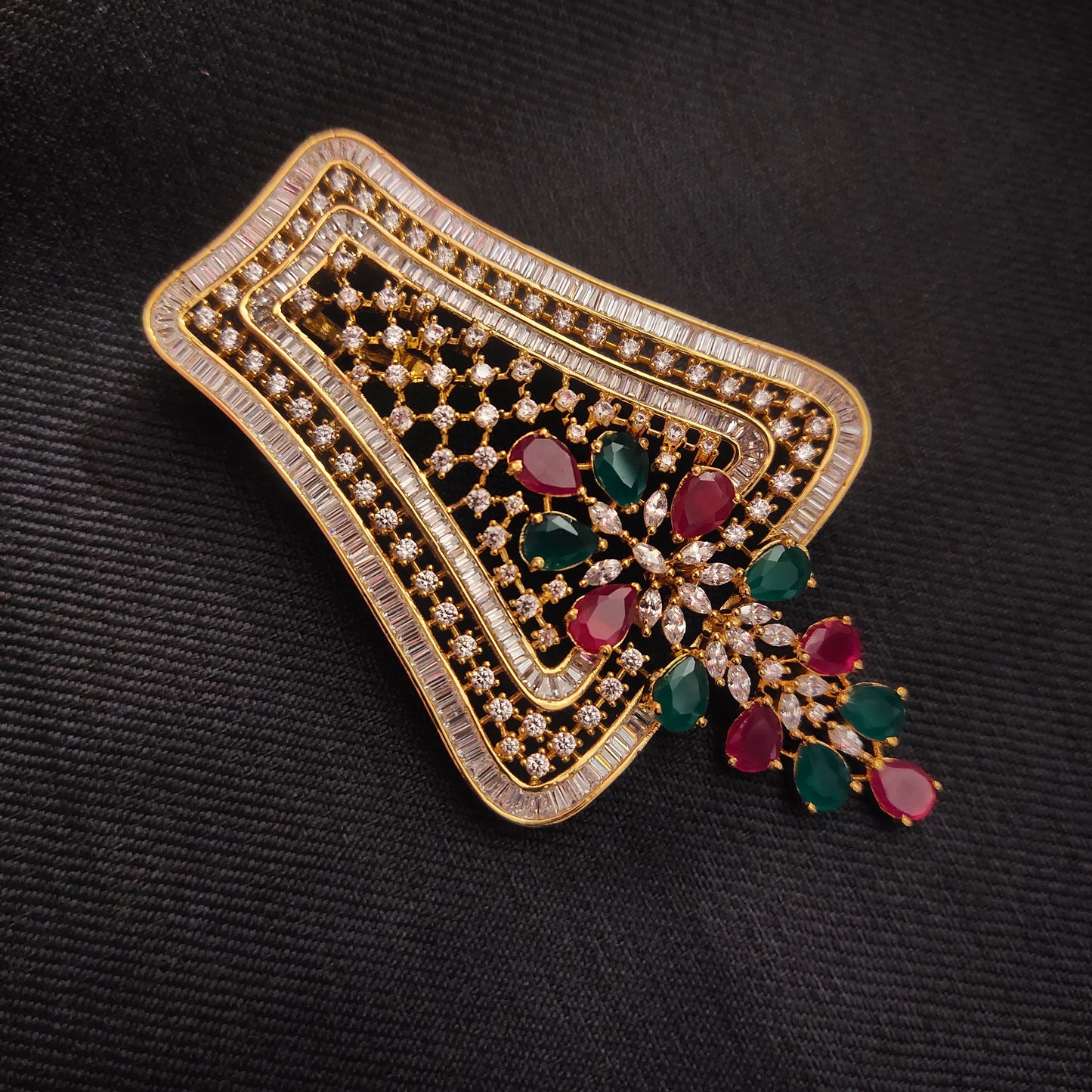 "Dazzle in Elegance: CZ Classic Pendant Set by Asp Fashion Jewellery"