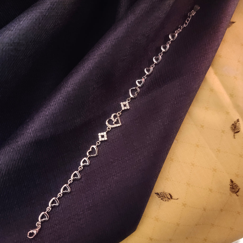 925 Silver Bracelet for Women - Chic College Style