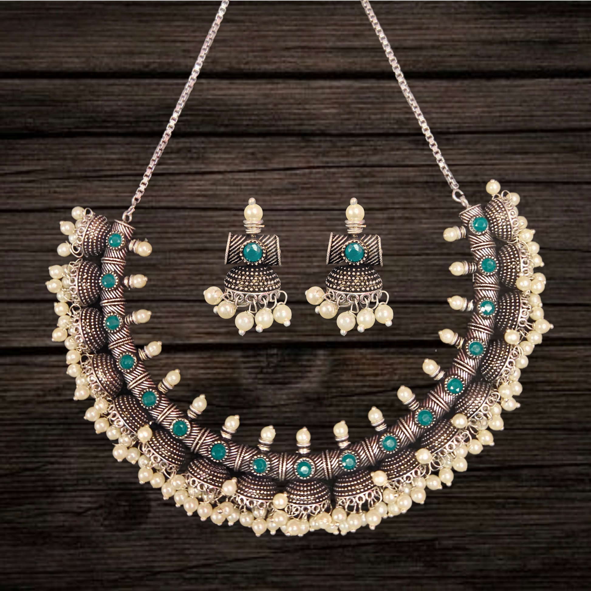 Oxidised deals artificial jewellery