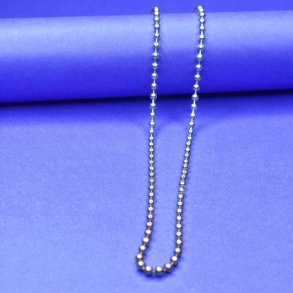 "Shimmering Elegance: The Allure of Pure Silver Ball Chains"