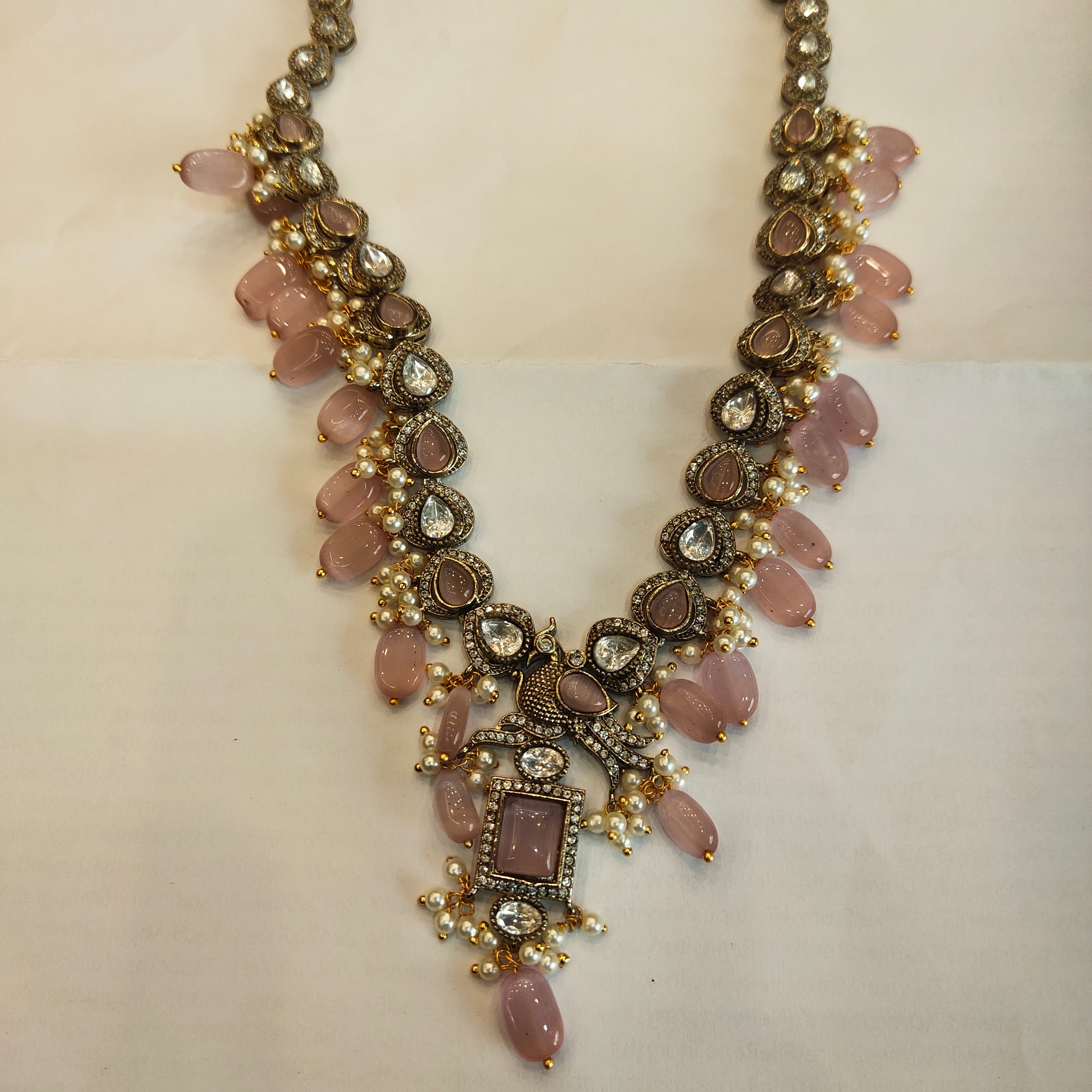 Asp Victorian Zircon Necklace Set