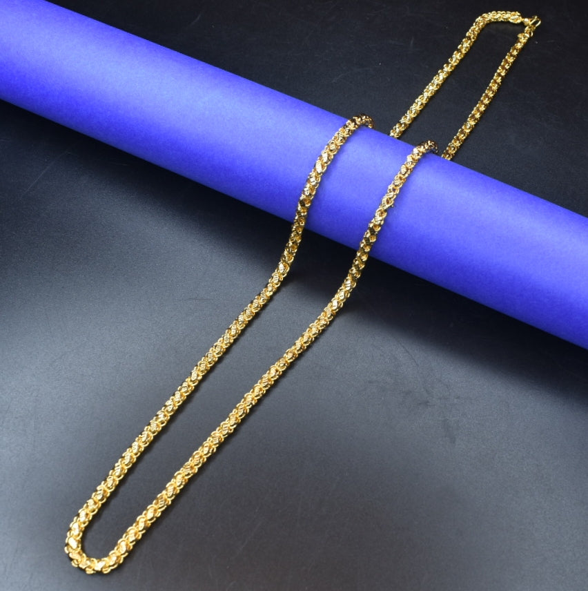 24K Gold-Plated Chain - 30 Inch Premium Unisex Statement Chain