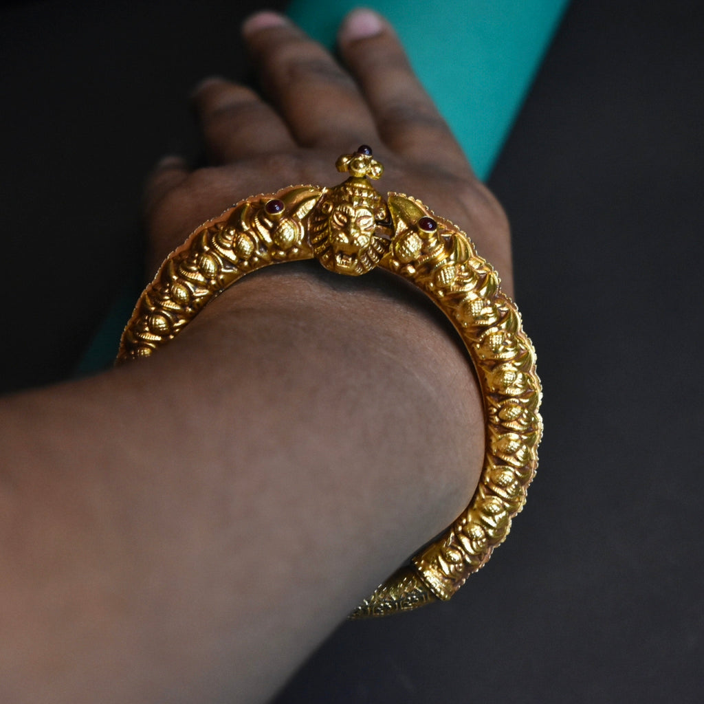 Asp Silver Nagas Simha Kada for Men