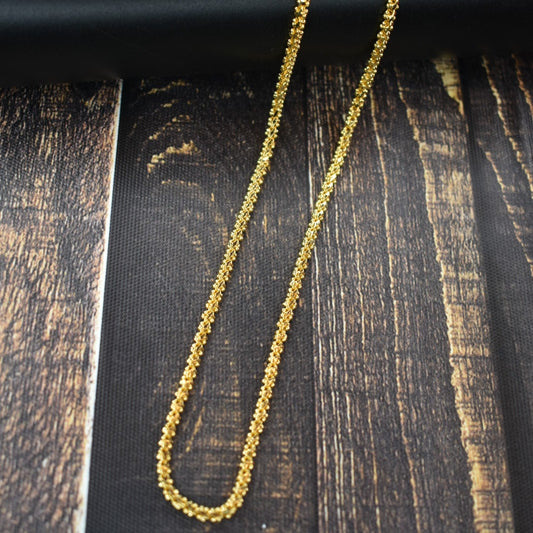 "Dazzle in Elegance: Asp Fashion Jewellery 24K Gold Plated Chain for a Touch of Luxury"