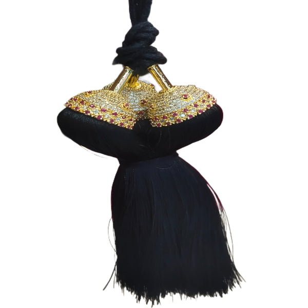 Asp Zircon Kunjalam - Kuppulu - Jada Gantallu - For Classical Dance Hair Extension