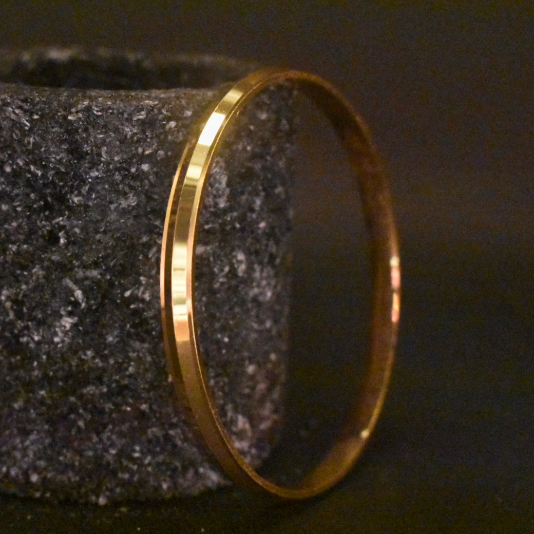 Premium Punjabi Gold Plated Kada for Men - Traditional Indian Bracelet