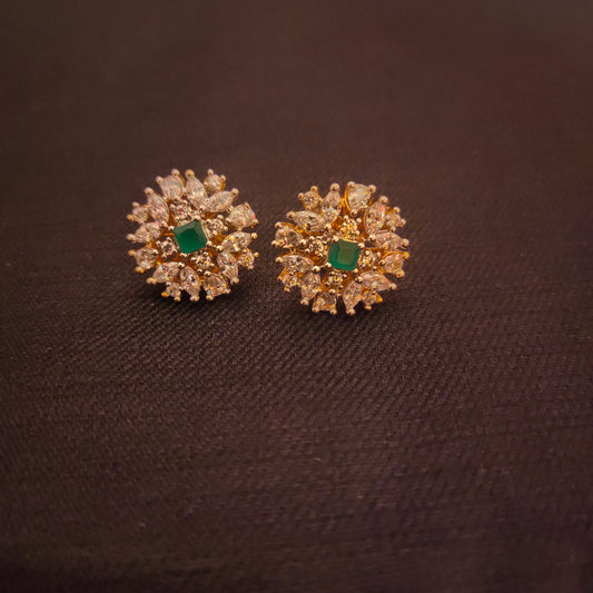 "Sparkling Elegance: Unveiling the Allure of Asp Fashion Jewellery's Classy American Diamond Studs Earrings"