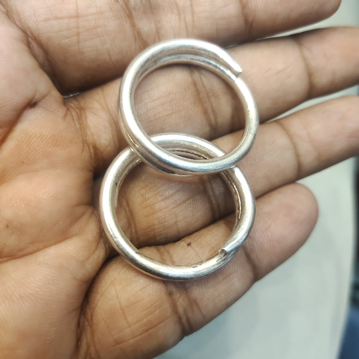 Silver Toe Ring (Leg Thumb Ring) for Women - 800 Purity