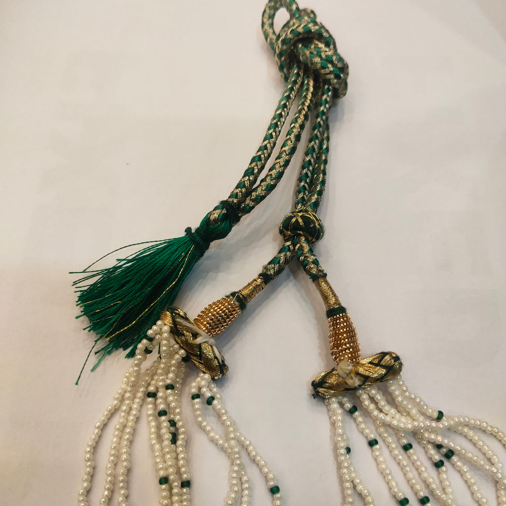 Asp Victorian Diamond Beaded Choker Necklace Set