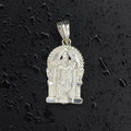 "Shining Devotion: The Exquisite 92.5 Silver Tirupati Venkateswara Swamy Pendant"