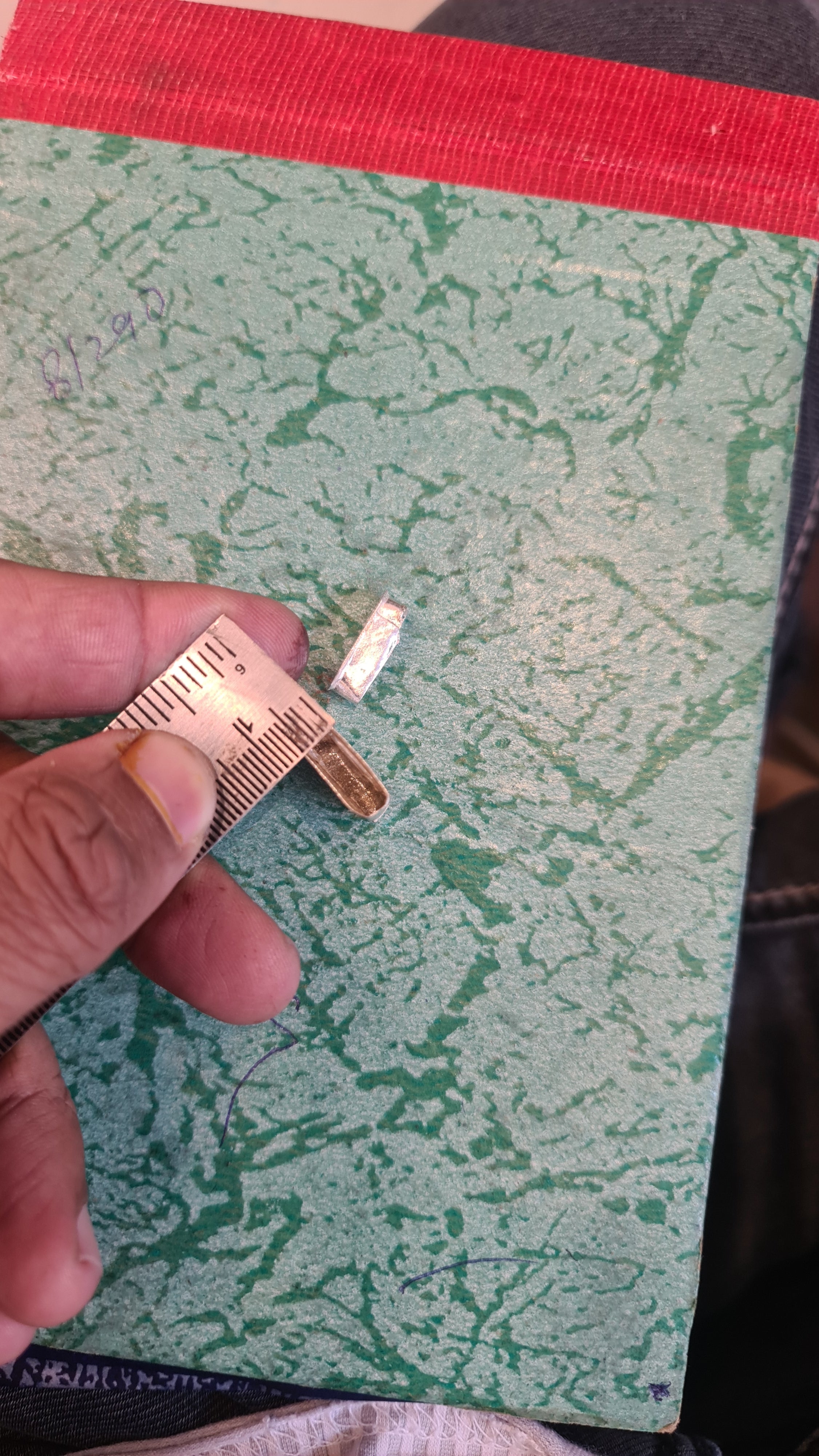 Pure Silver Hanuman Amulet Prayer Box - Square Tabij with Hanuman Idol