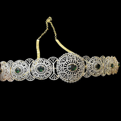 American Diamond Chain Vaddanam By Asp Fashion Jewellery