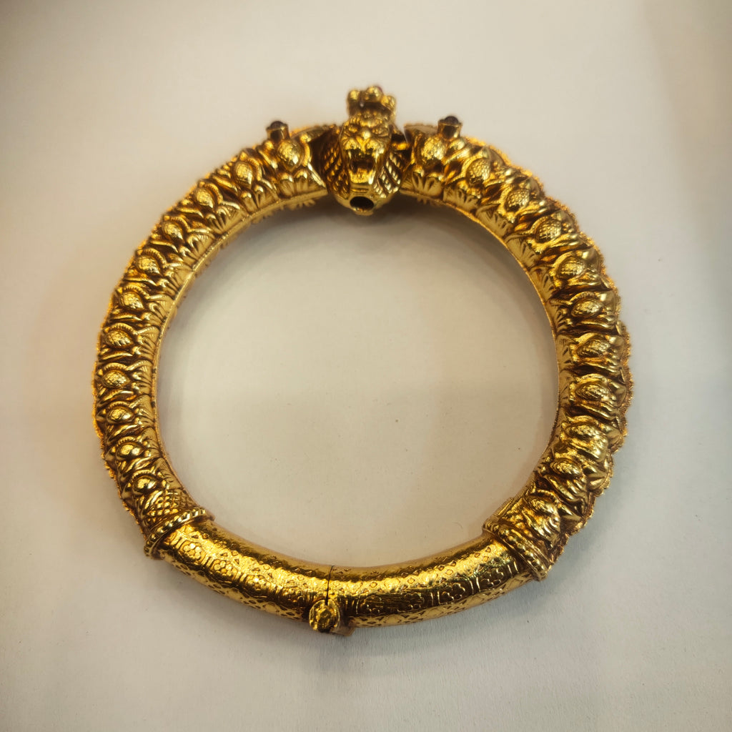 Asp Silver Nagas Simha Kada for Men