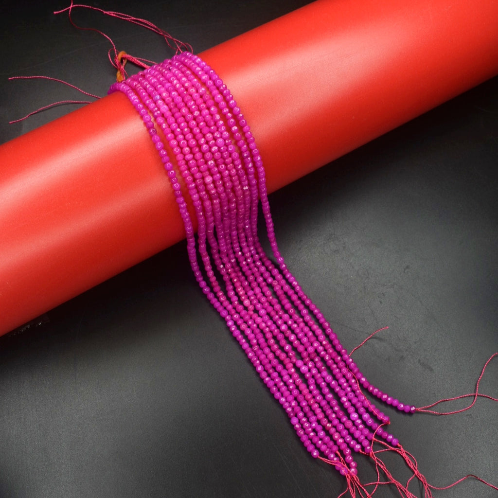 Pink Onyx Beads - Rose Gemstone Strands for Jewelry Making