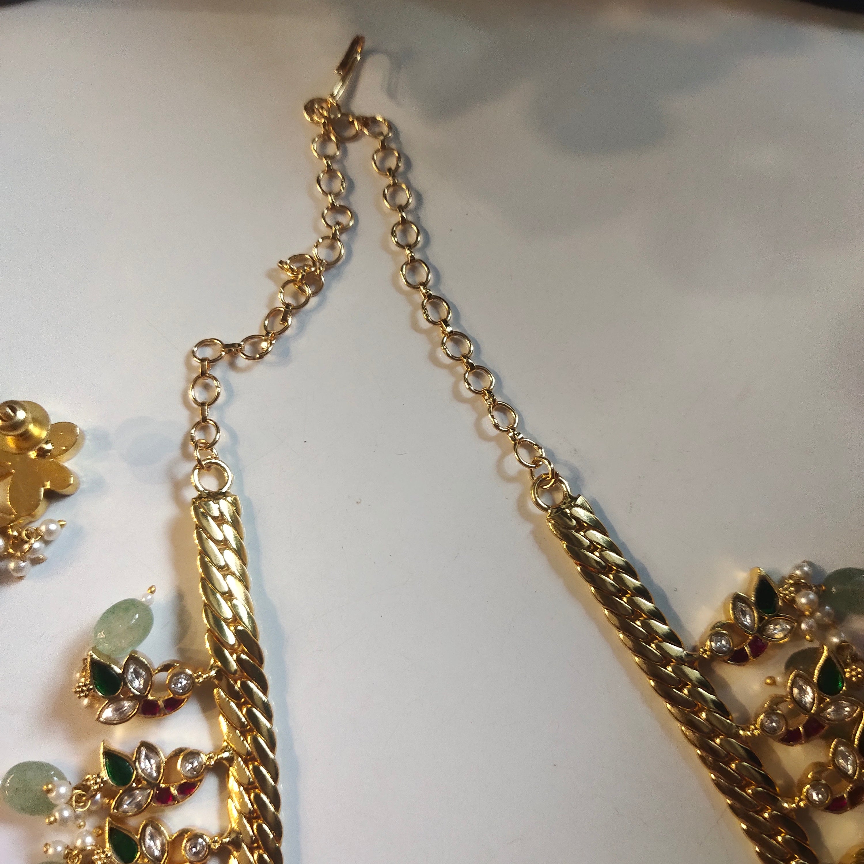 Asp Jadau Kundan Jalebi Necklace Set