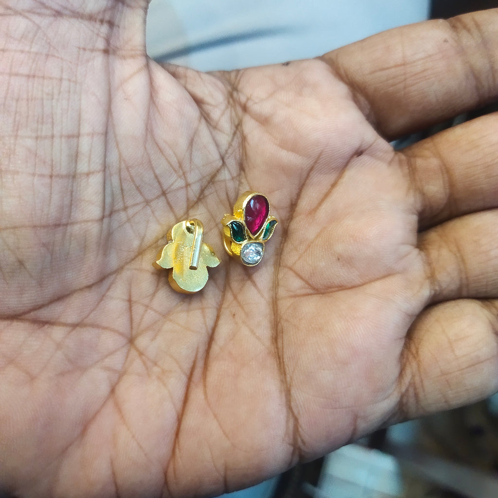 Minimalist Gold Wire Bugadi Earrings - Daily Wear Elegance