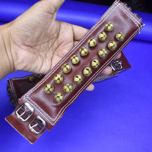 2 Line Bharatanatyam Brown Salangai - Premium Brass Ghungroo for Classical Dance