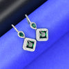 "Sparkle and Shine: Elevate Your Style with American Diamond Drop Earrings"