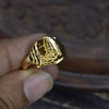 "Divine Elegance: Asp Fashion Jewellery 24K Gold Plated Tirupati Balaji Ring"