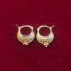 Temple Filigree Gold Hoop Earrings | Traditional Bali Design