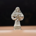 Pure Silver Annapurna Devi Idol - Handcrafted Goddess of Food Statue