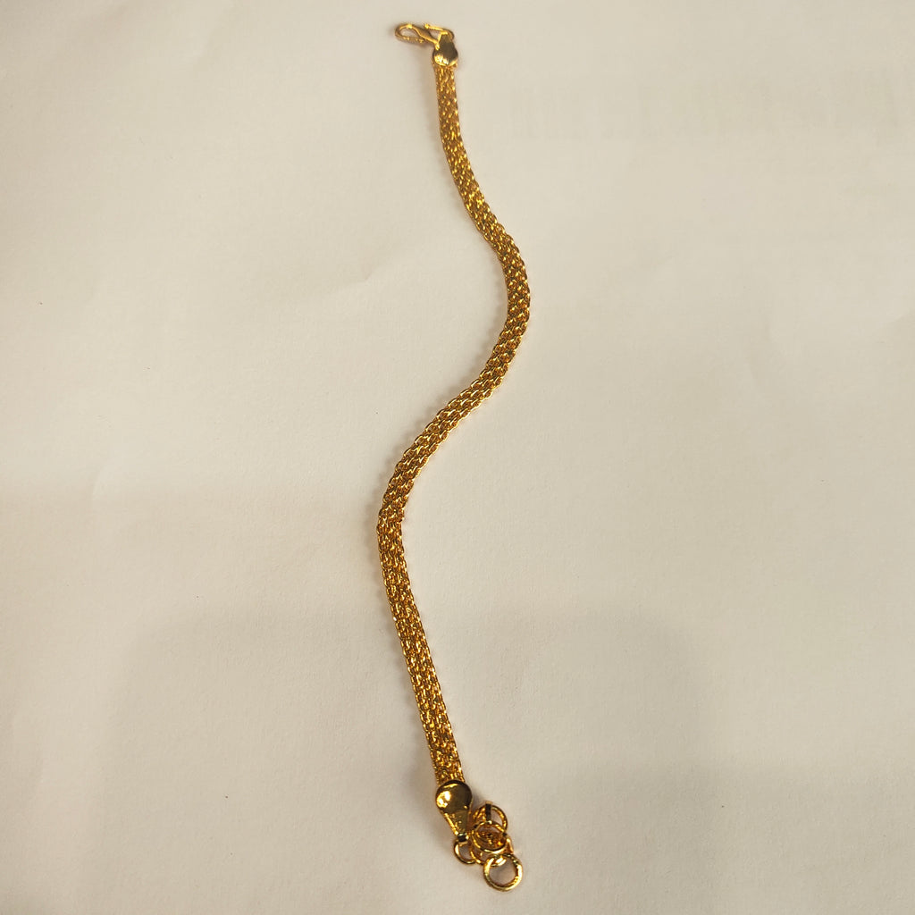 24K Gold Plated Chain Bracelet for Men - Luxury ASP Jewelry