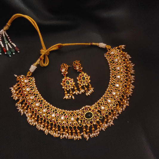 "Radiant Elegance: Unveiling the Stunning Kemp Necklace Set by ASP Fashion Jewellery 96063695"
