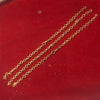 Gold Plated Back Chain Extender Set of 3 - 6 Inch