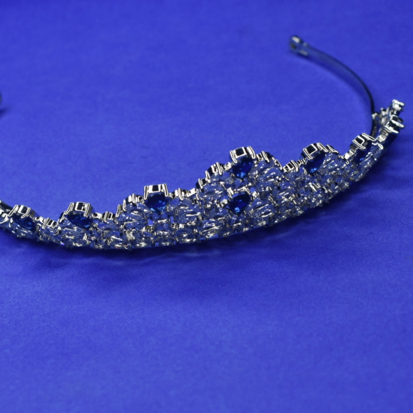 "Dazzle Like Royalty: American Diamond Tiara Jewellery Fit for a Birthday Queen"