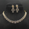 Sparkling White Zircon Necklace & Earring Set