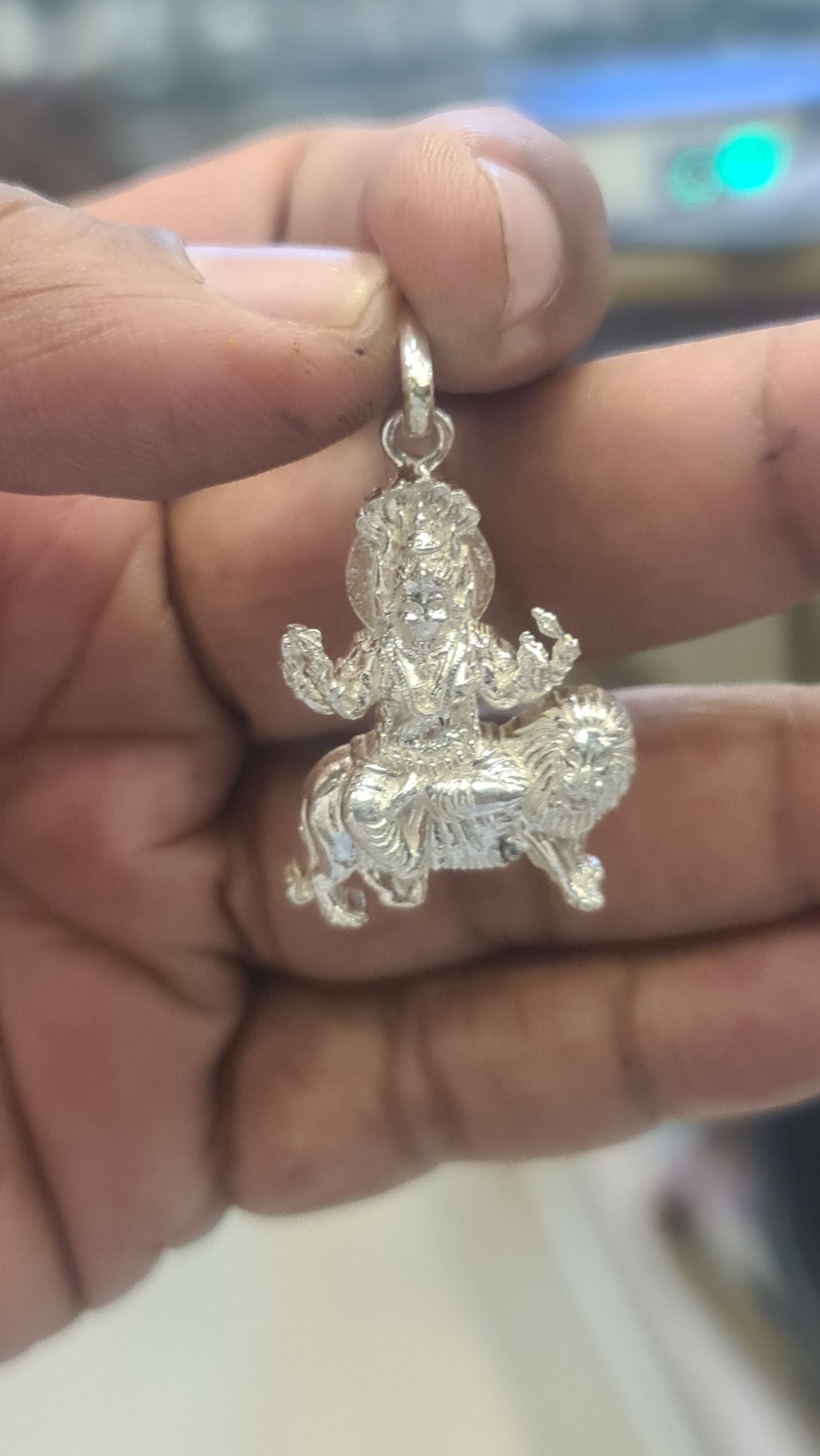 Channeling Divine Protection: The Power of Pure Silver Pratyangira Devi Locket
