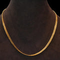 24K Gold Plated Chain for Men - 20 Inch Classic Design