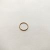 18K Gold Ultra-Thin Band Nose Ring - Contemporary